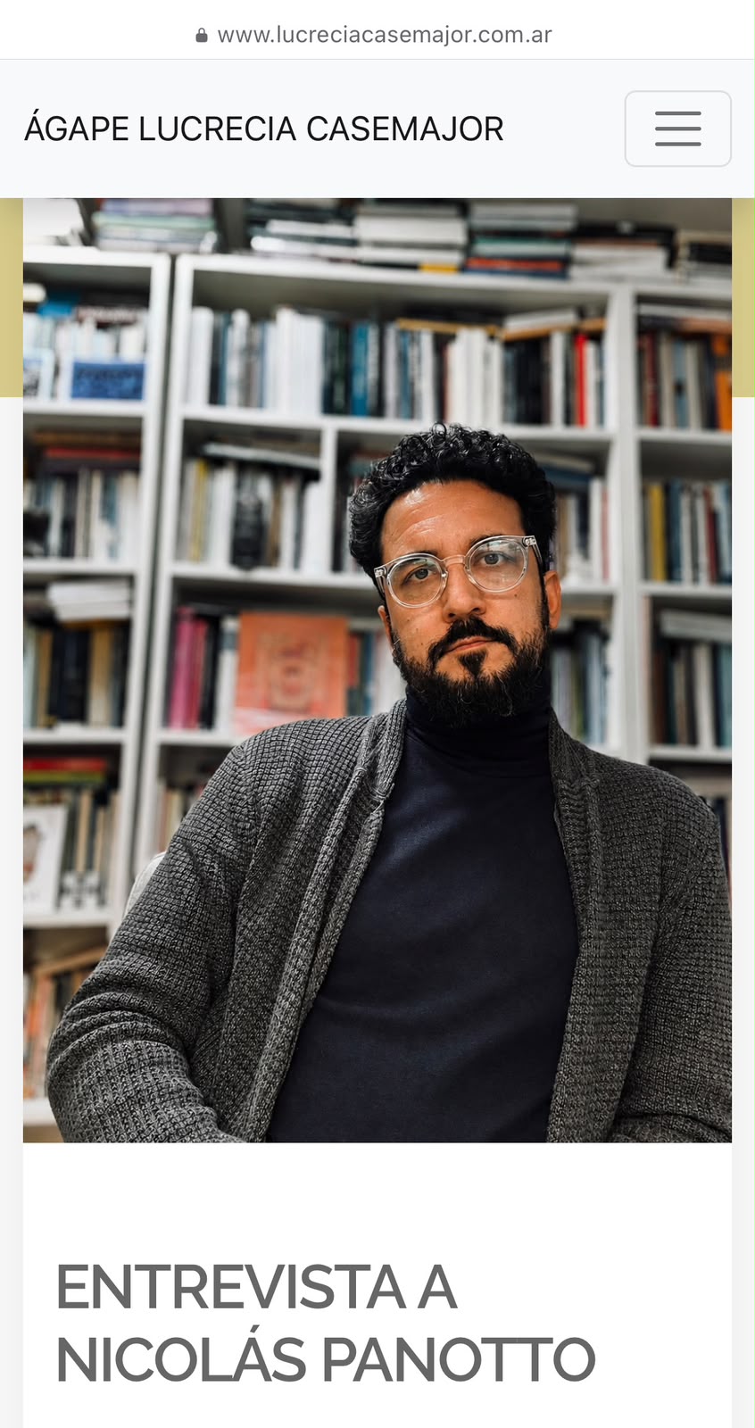 Entrevista sobre política, iglesia y teología